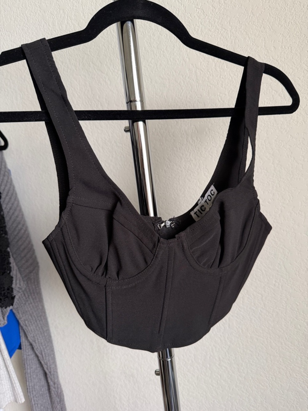 Tic Toc Bustier Crop Top